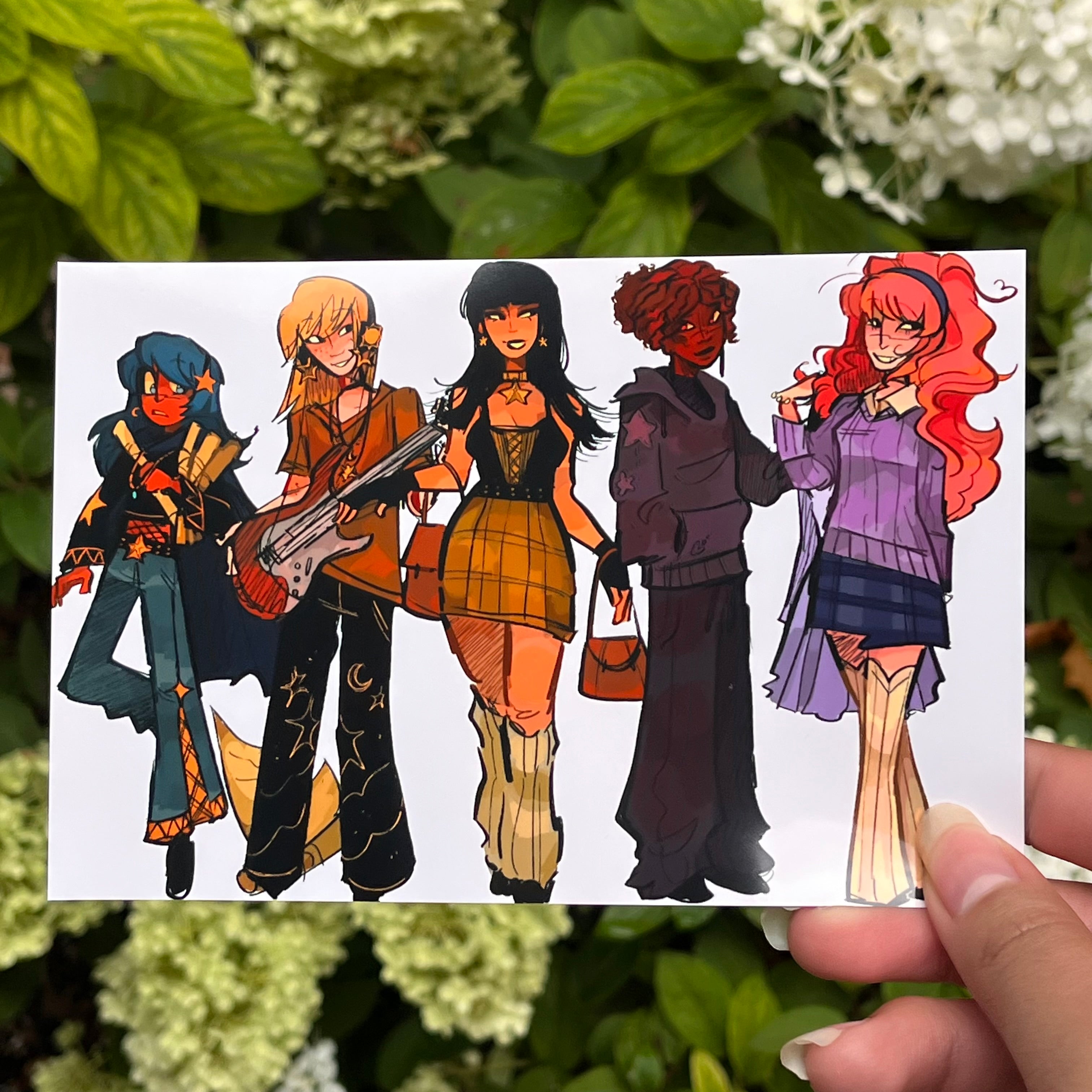 Cast Lineup Print
