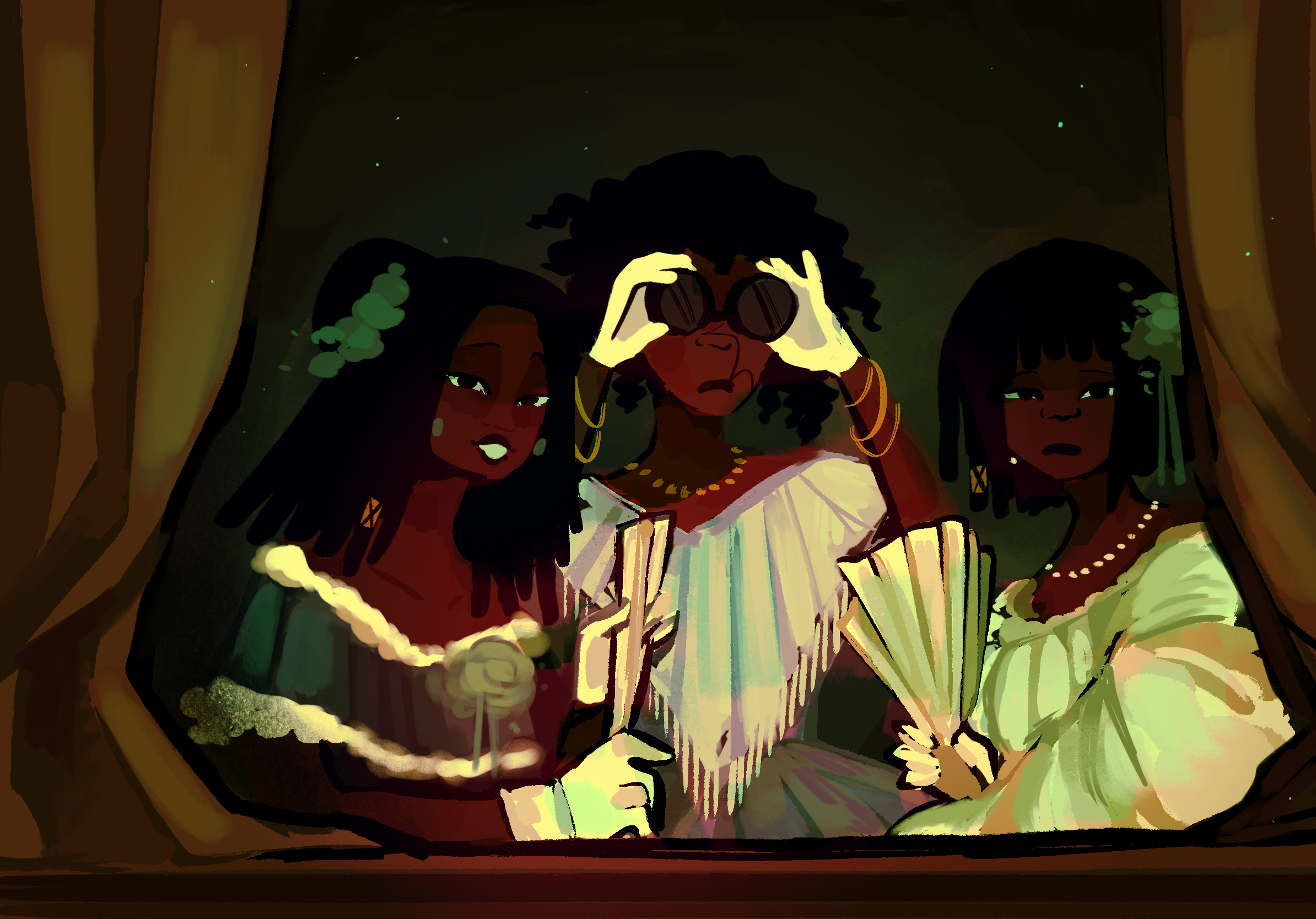 The Siren Sisters Print