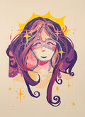 Star Girl Print