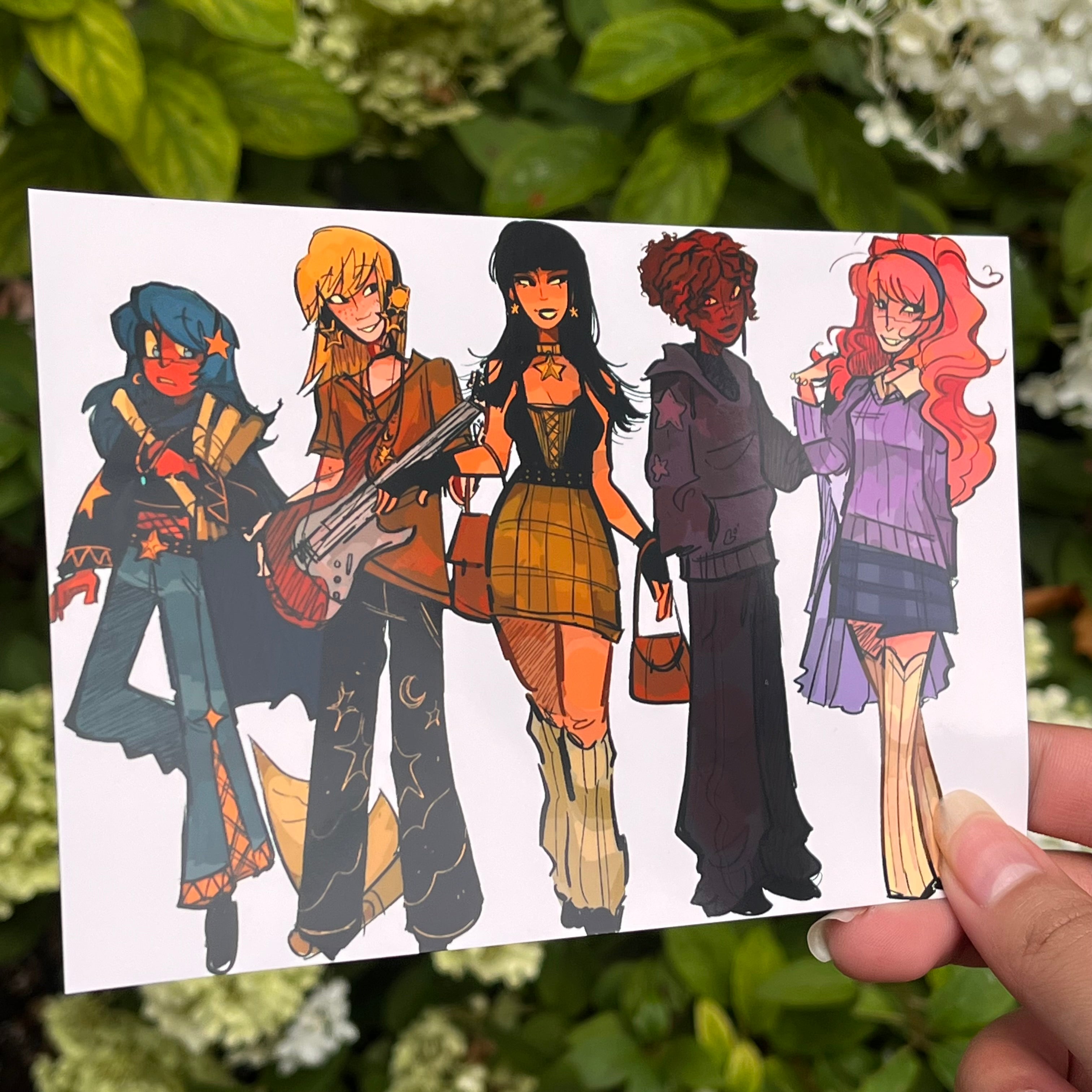 Cast Lineup Print