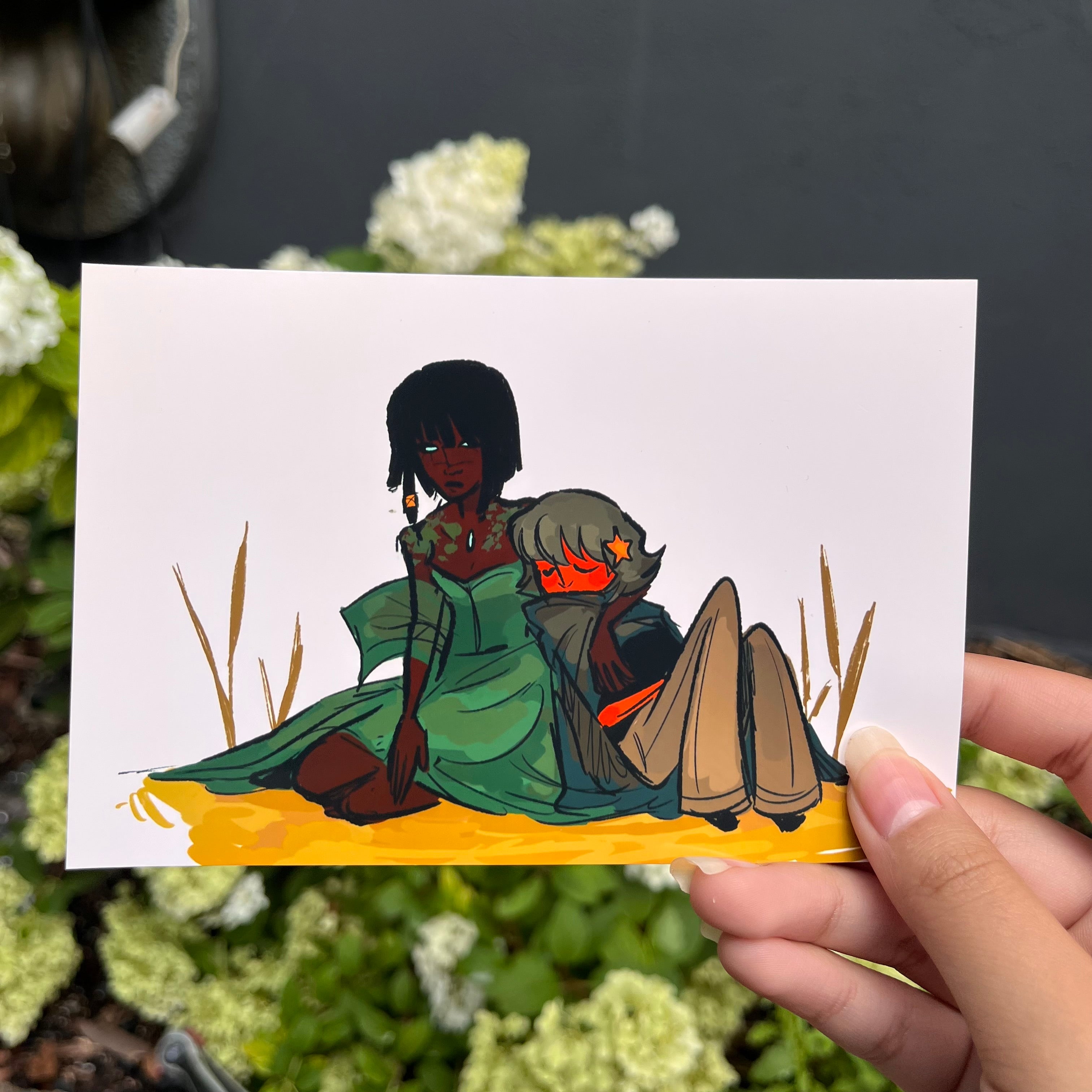 Mira and Loretta Deer Print