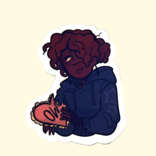 Amara “Ow!” Sticker