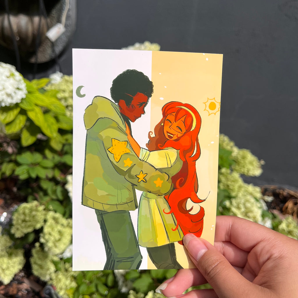 Flowers Grove Vivienne and Lucas Print