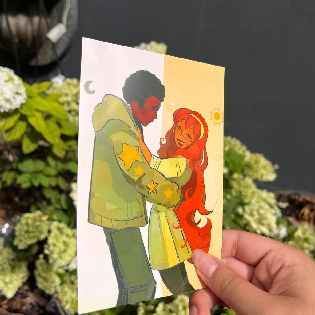 Flowers Grove Vivienne and Lucas Print