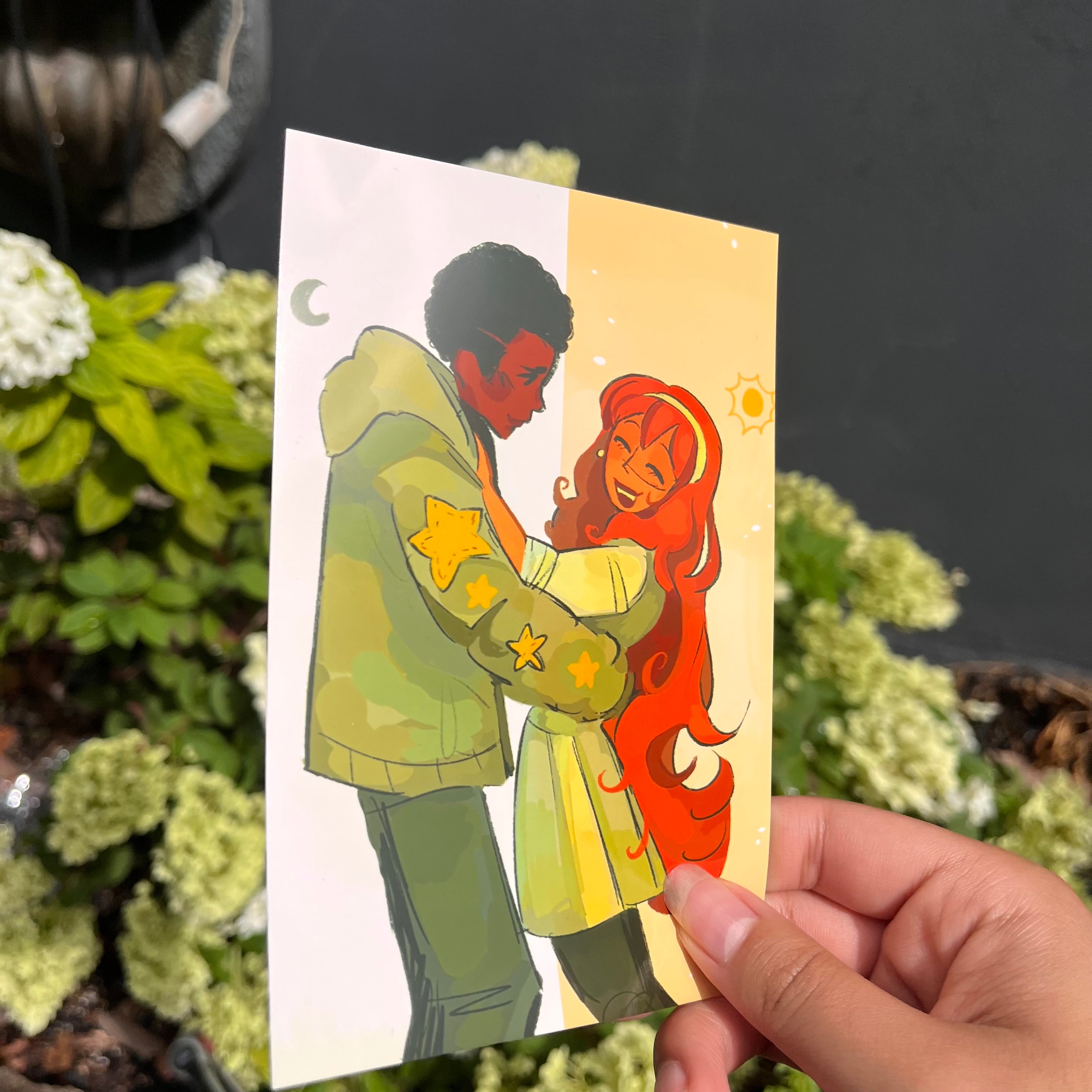 Flowers Grove Vivienne and Lucas Print