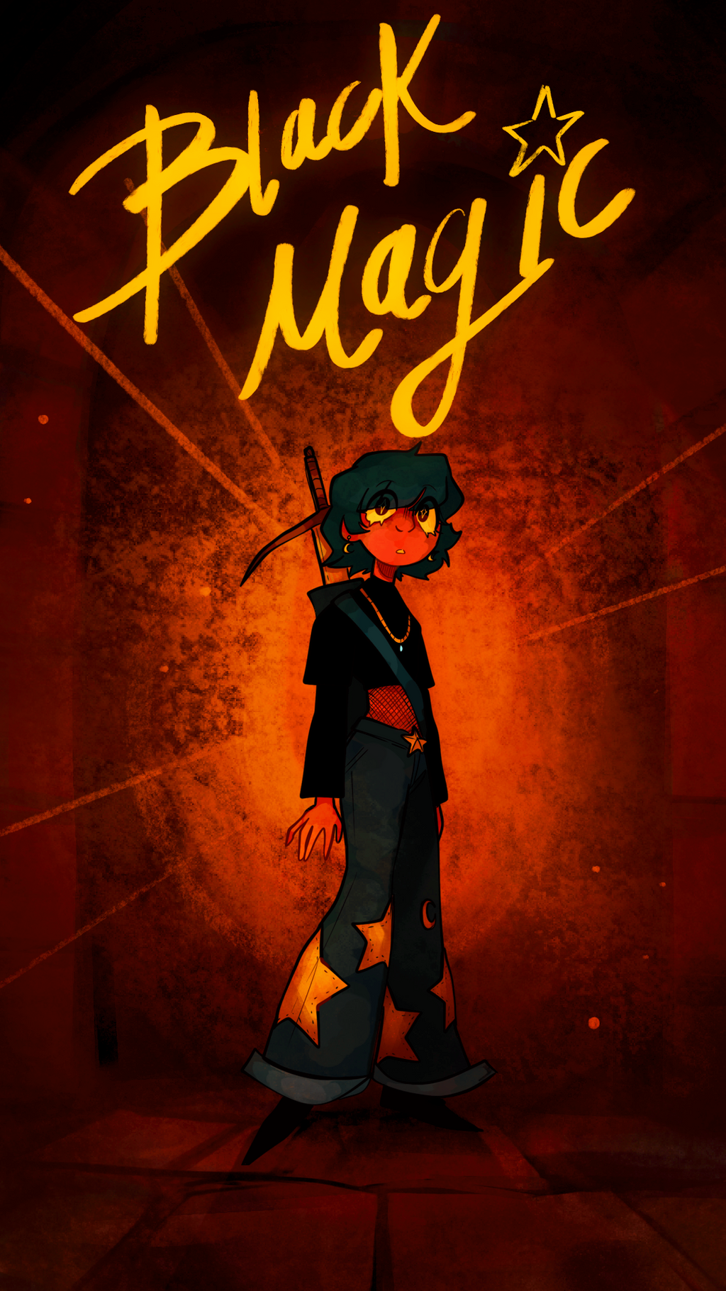 Black Magic Comic Poster