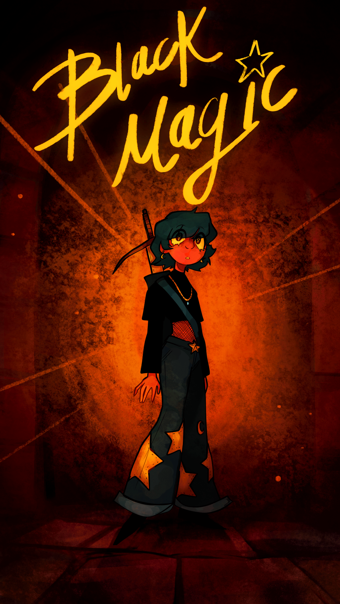 Black Magic Comic Mini Poster