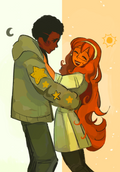 Flowers Grove Vivienne and Lucas Print