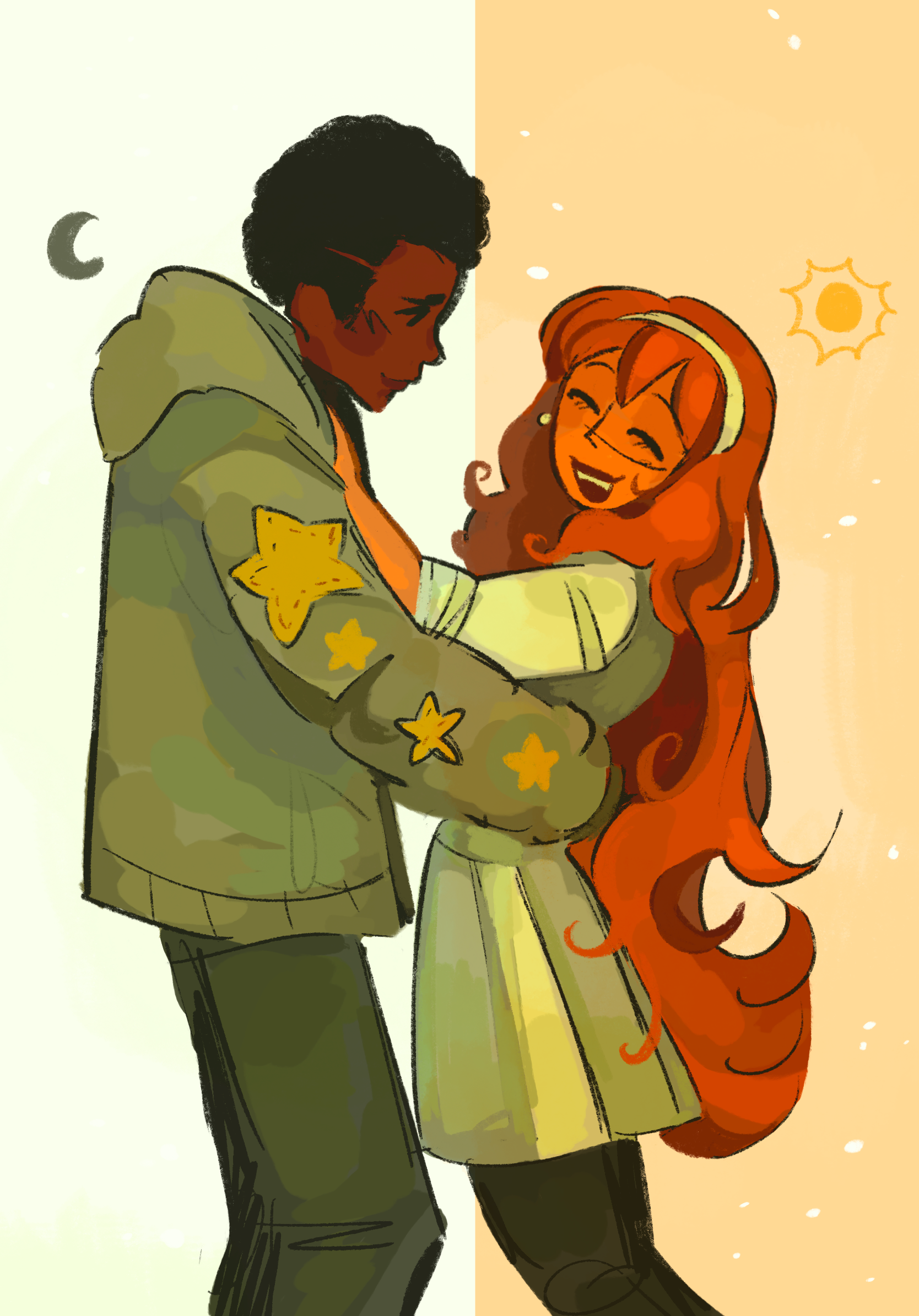 Flowers Grove Vivienne and Lucas Print