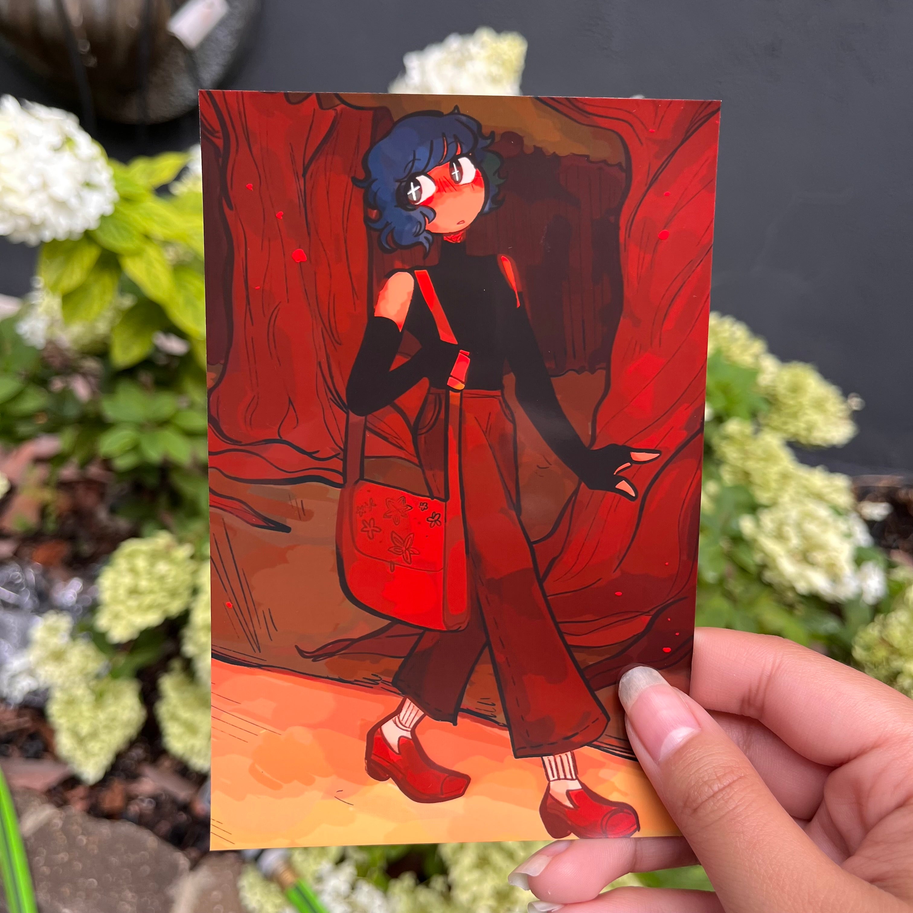 Loretta Taking a Walk Print
