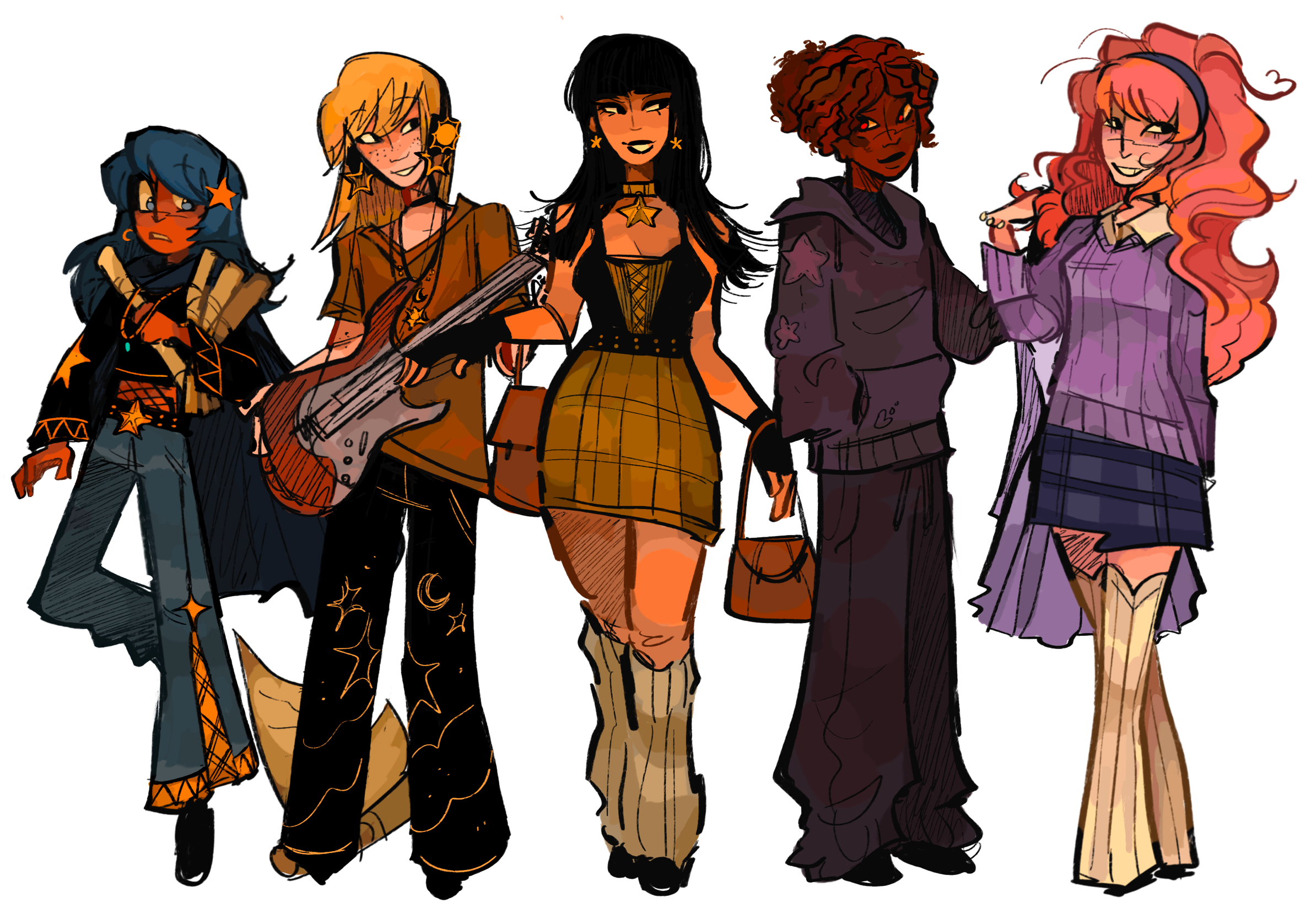 Cast Lineup Print