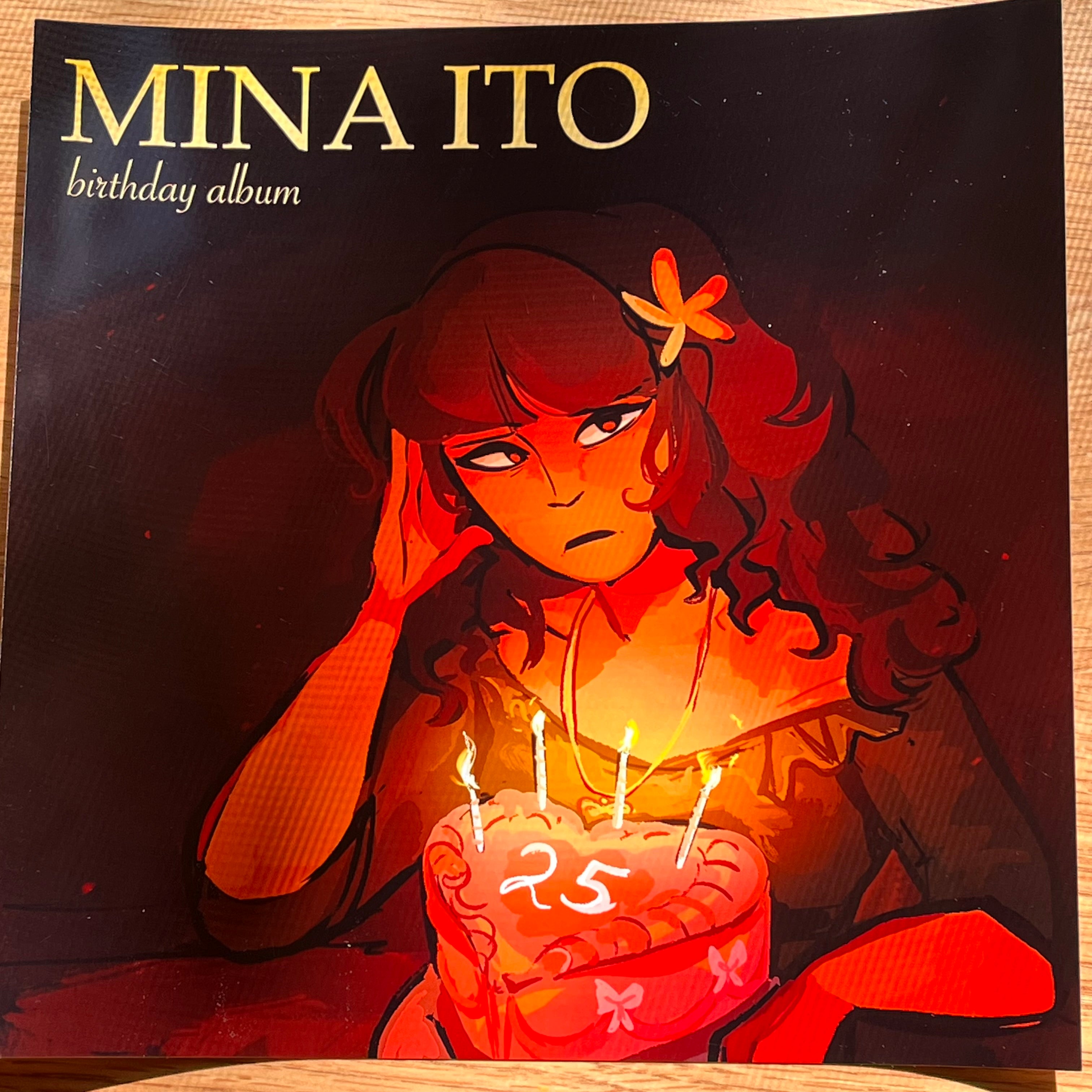 Mina Ito’s Birthday Album Poster