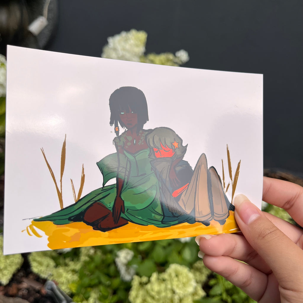 Mira and Loretta Deer Print