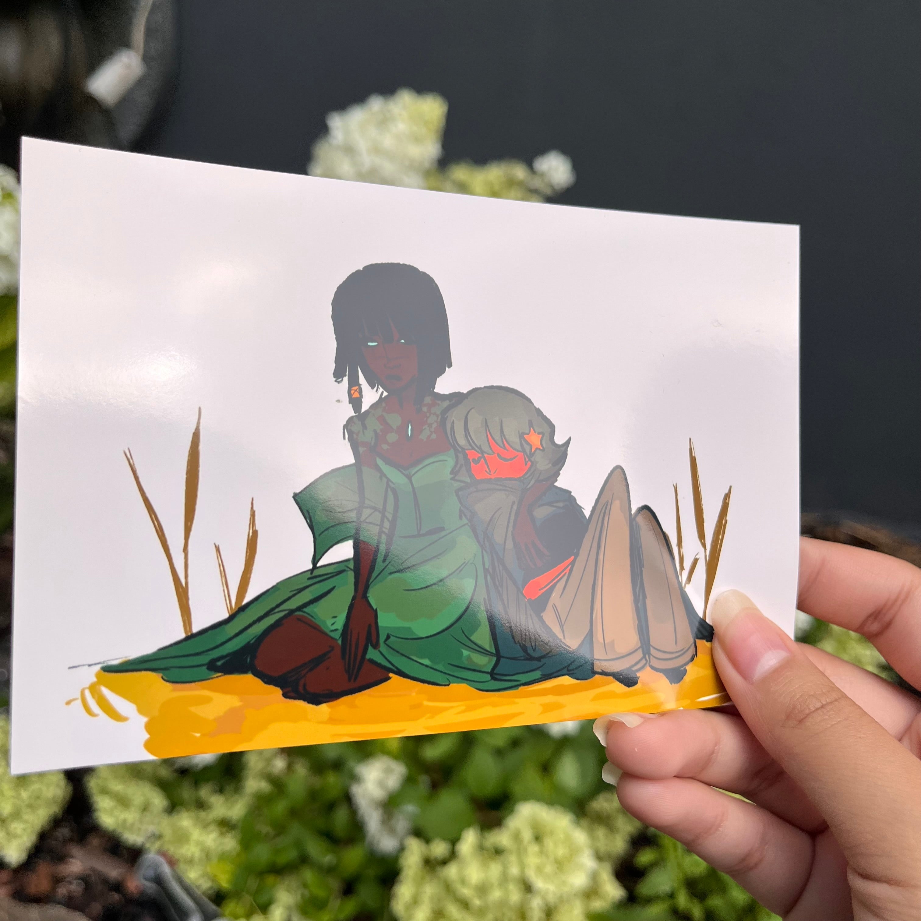 Mira and Loretta Deer Print