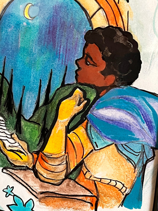 “Blue Knight” Print